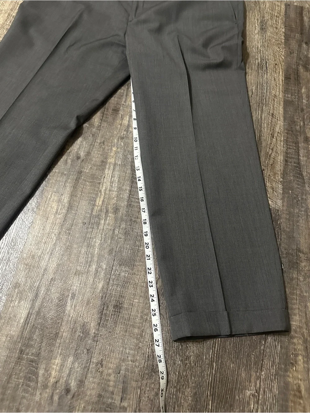 Stafford Smart Wash Machine Washable Gray Suit 2-Piece Set Men's 50R / 42x27